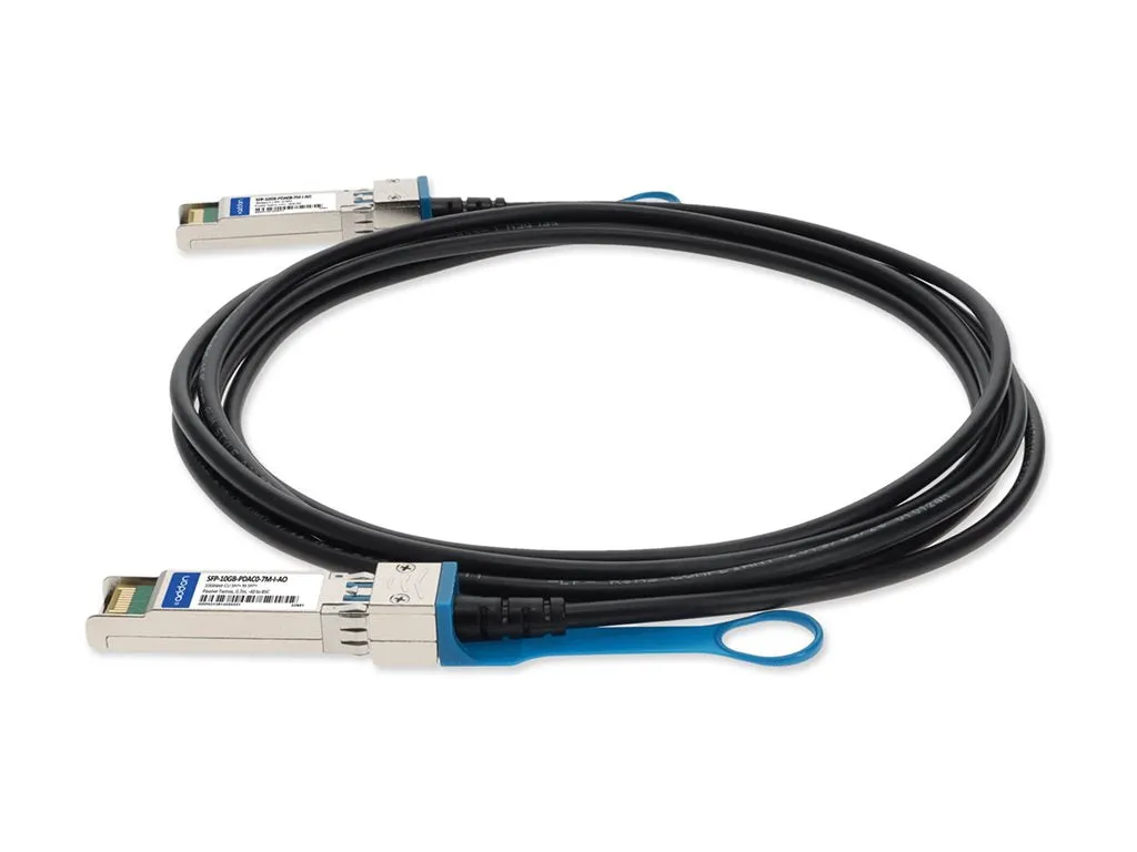 AddOn - 10GBase-CU direct attach cable - TAA Compliant - SFP  to SFP  - 2.3 ft - twinaxial - SFF-8431/SFF-8432/INF-8074 - passive SFP-10GB-PDAC0-7M-I-AO