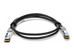 AddOn - 400GBase-CU direct attach cable - TAA Compliant - QSFP-DD to QSFP-DD - 1.6 ft - twinaxial - passive 470-ADYS-AO