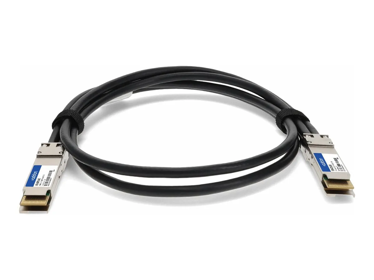 AddOn - 400GBase-CU direct attach cable - TAA Compliant - QSFP-DD to QSFP-DD - 1.6 ft - twinaxial - passive 470-ADYS-AO