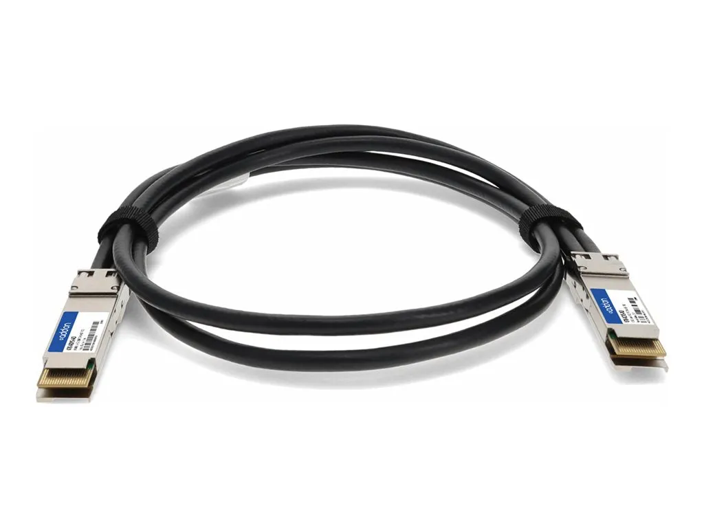 AddOn - 400GBase-CU direct attach cable - TAA Compliant - QSFP-DD to QSFP-DD - 1.6 ft - twinaxial - passive 470-ADYS-AO