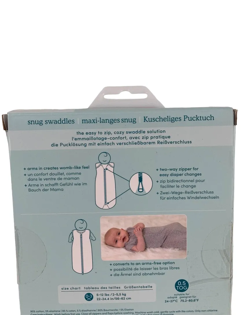 Aden   Anais Essentials Newborn Snug Swaddle, 2-Pack, Tender Flower, 0-3 months