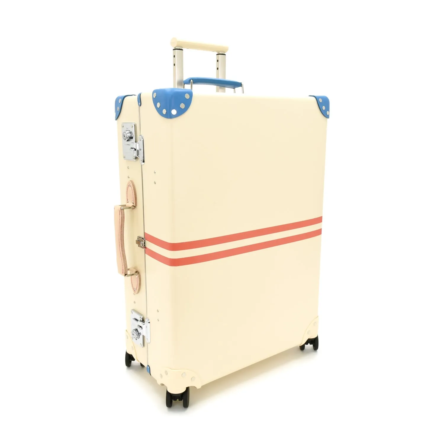 Albion · Large Check-In - 4 Wheels | Ivory/Dorset Blue