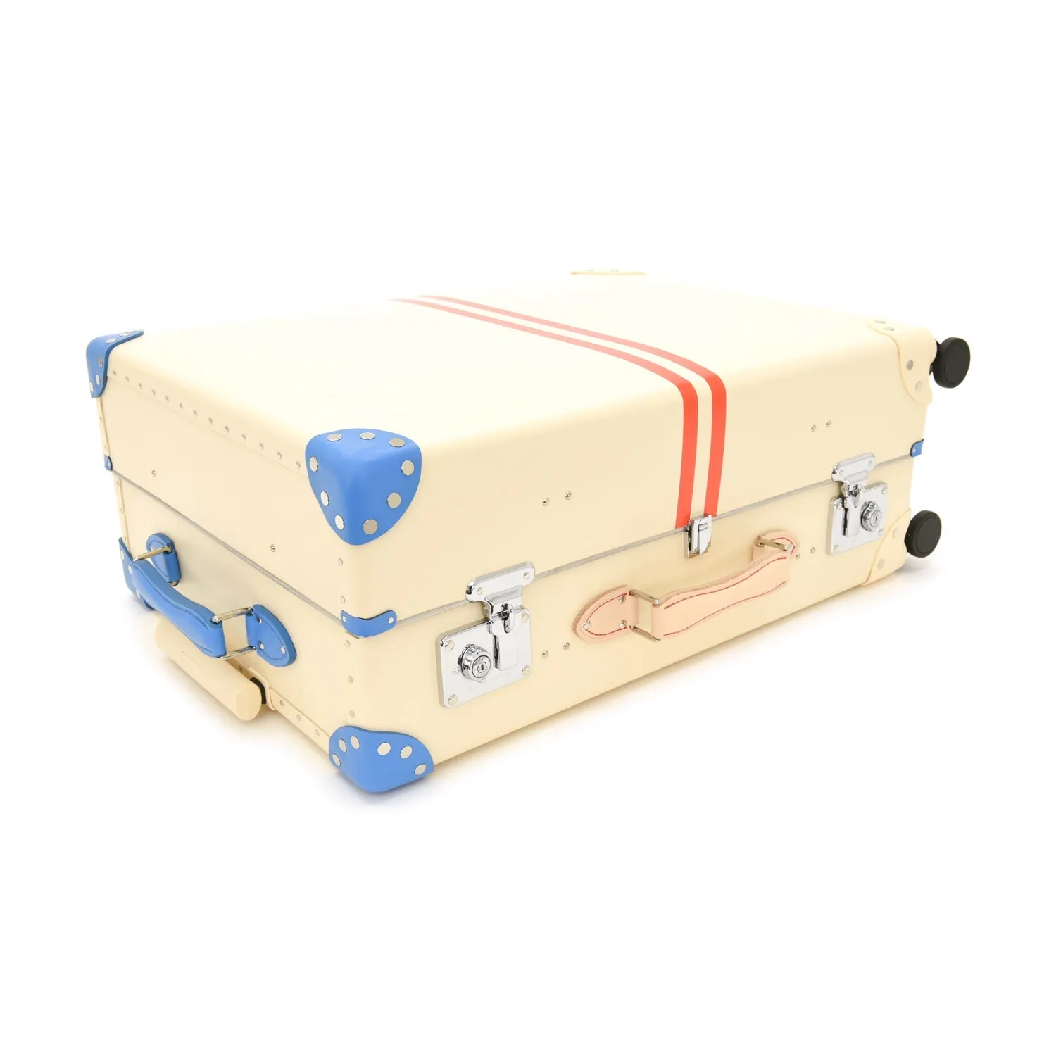Albion · Large Check-In - 4 Wheels | Ivory/Dorset Blue