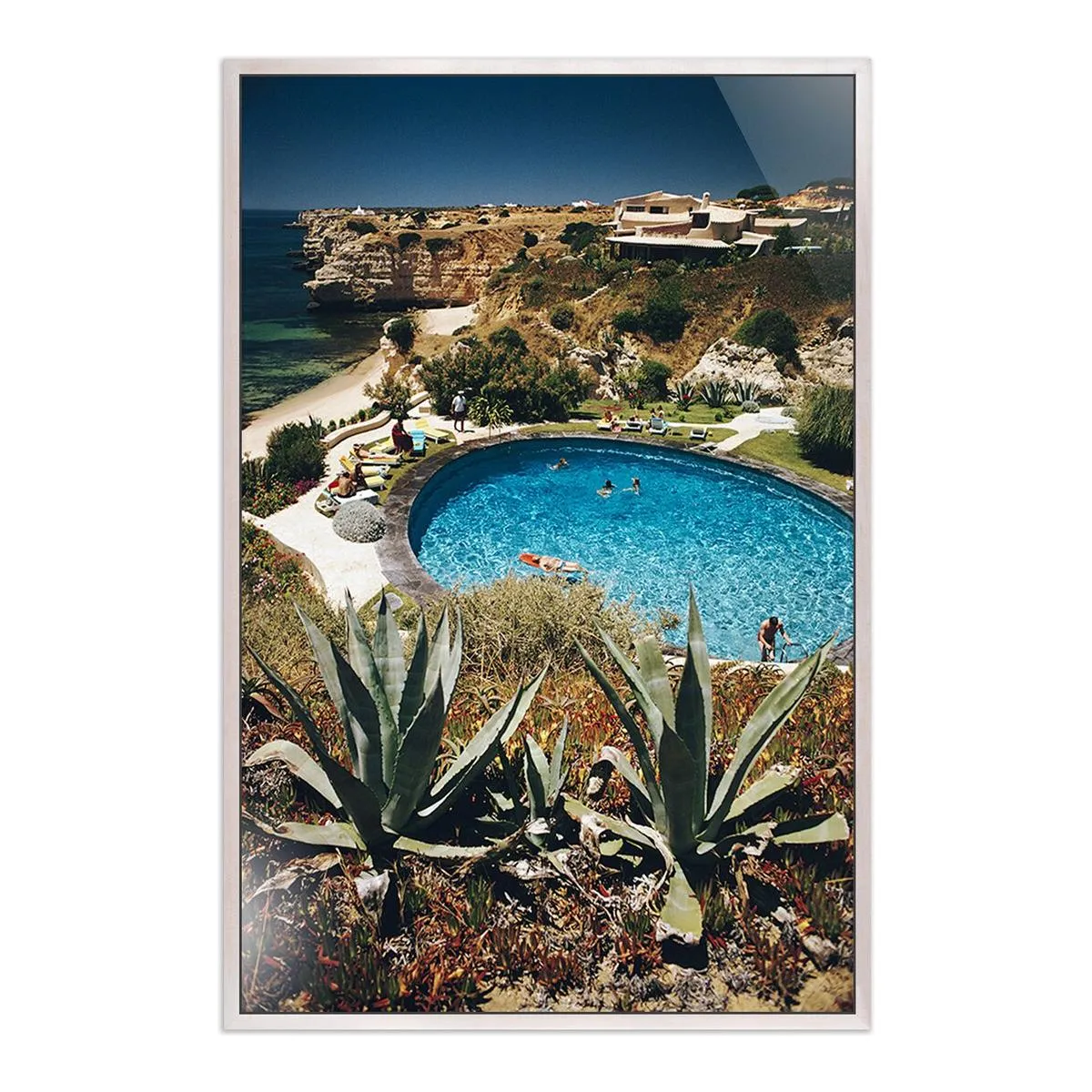 Algarve Hotel Pool By Slim Aarons - 24"X36"
