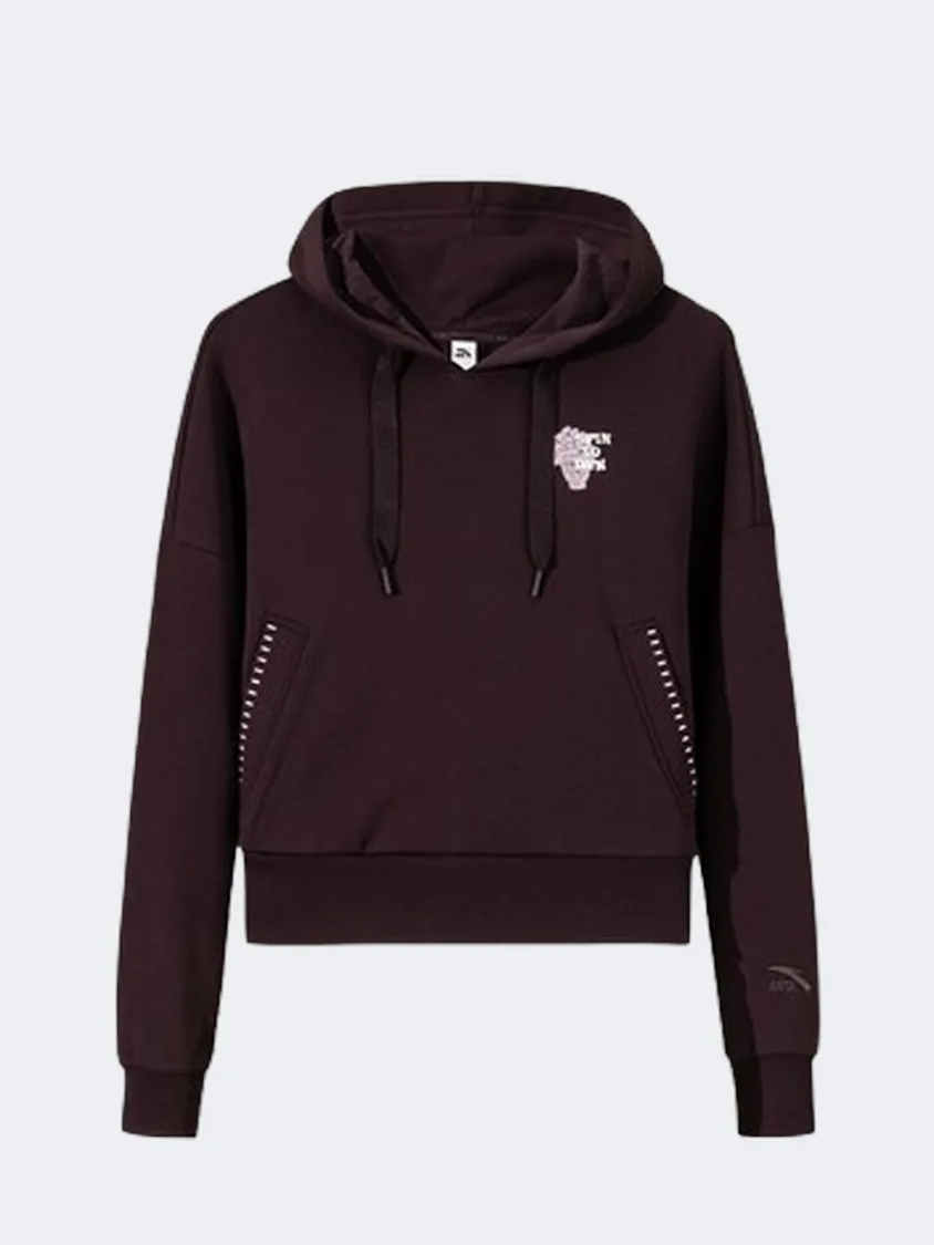 Anta Dance Women Lifestyle Hoody Brown