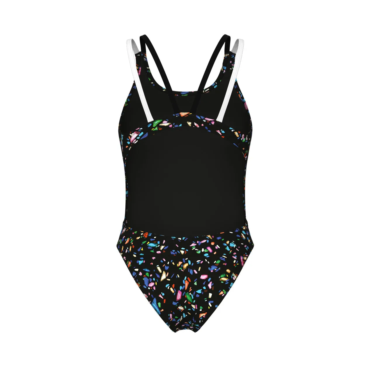 arena Women's Confetti Swim Tech One Piece Swimsuit