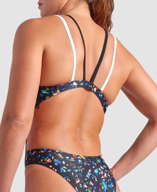 arena Women's Confetti Swim Tech One Piece Swimsuit