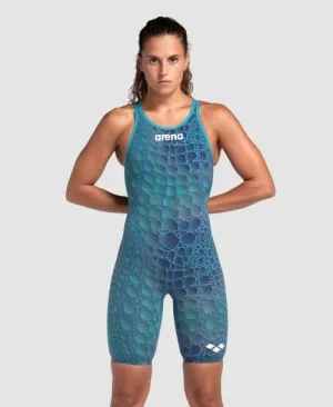 arena Women's Powerskin Carbon Air2 LE Open Back Kneeskin Swimsuit