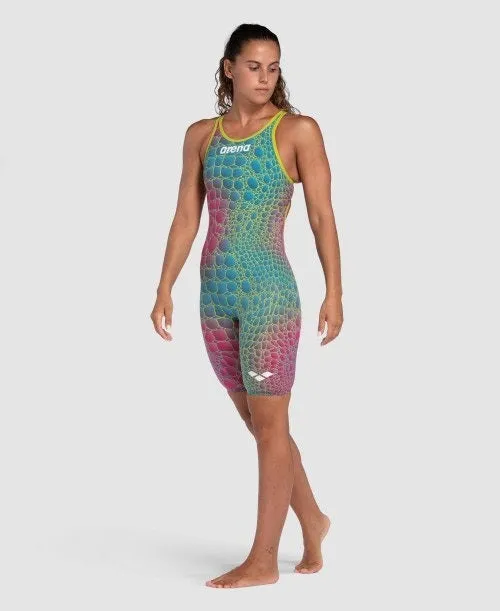 arena Women's Powerskin Carbon Air2 LE Open Back Kneeskin Swimsuit