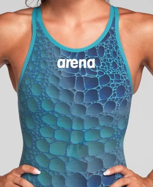 arena Women's Powerskin Carbon Air2 LE Open Back Kneeskin Swimsuit