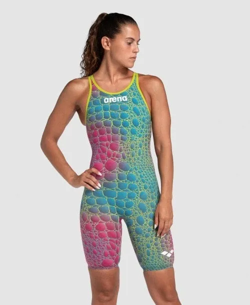 arena Women's Powerskin Carbon Air2 LE Open Back Kneeskin Swimsuit