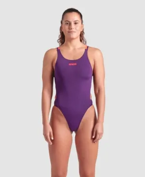 arena Women's Tech Multi Solid One Piece Swimsuit