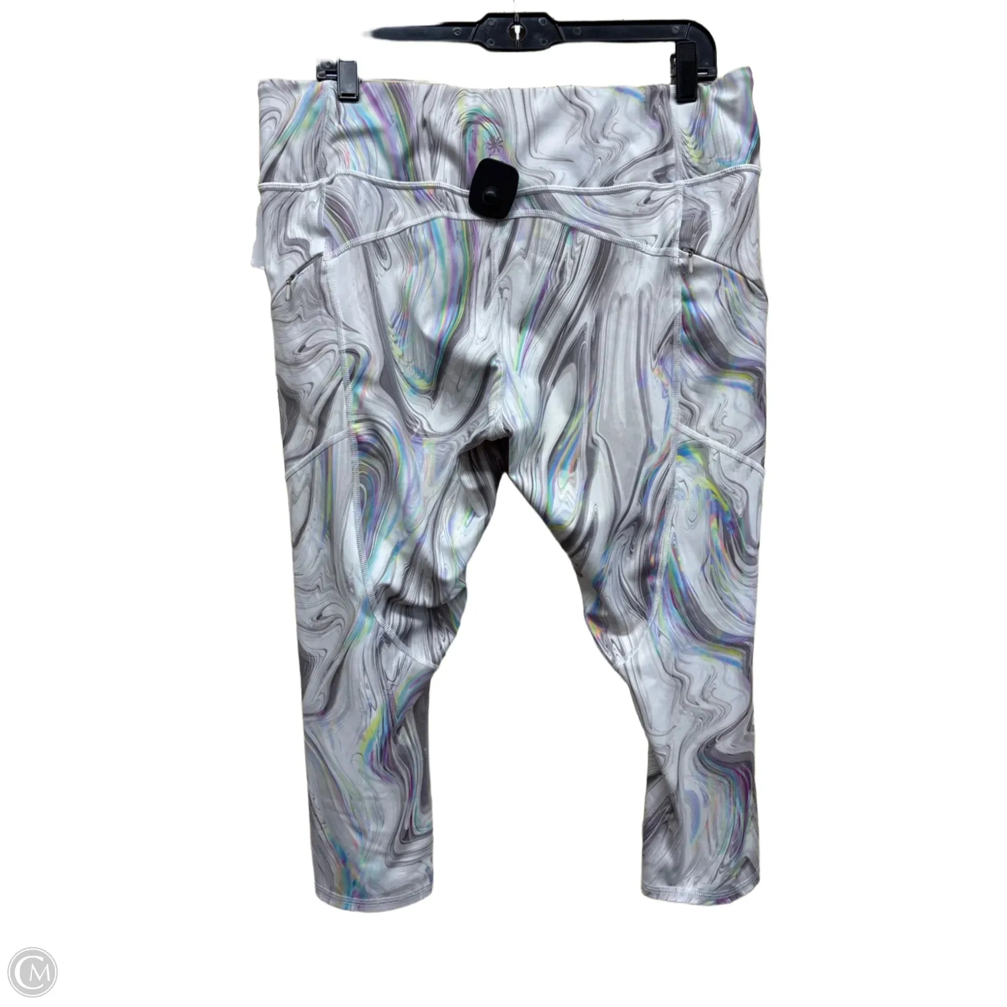 Athletic Capris By Athleta In Multi-colored. Size: Xl