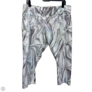 Athletic Capris By Athleta In Multi-colored. Size: Xl