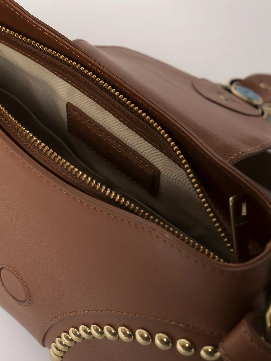 Bag with Brown Studs
