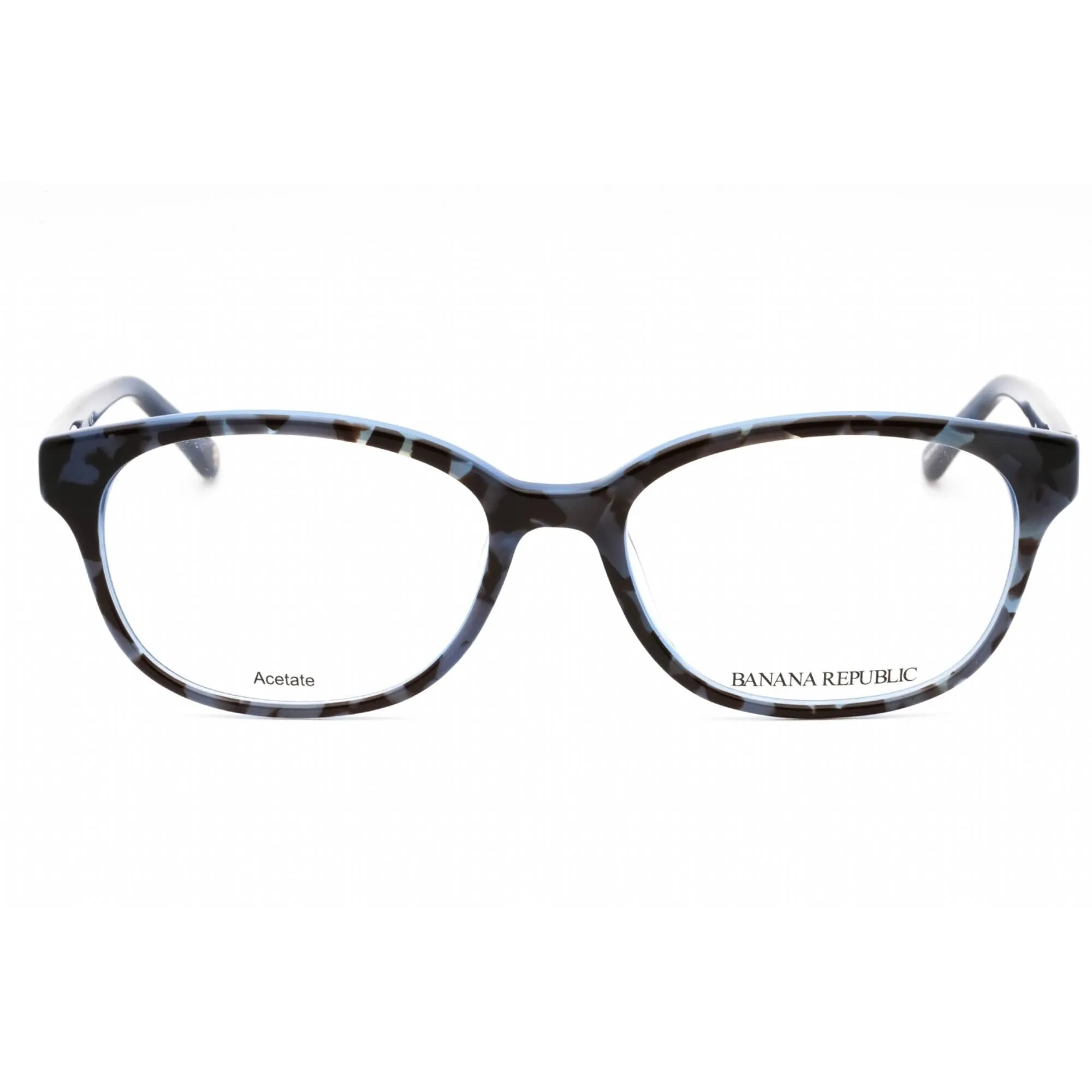 Banana Republic Women's Eyeglasses - Blue Havana Oval Full Rim Frame | KYNA 0JBW 00