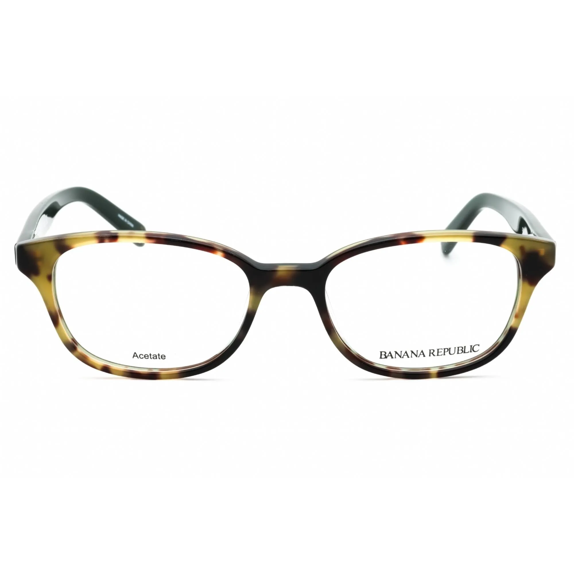 Banana Republic Women's Eyeglasses - Olive Tortoise Rectangular Frame | Coleen 0JZW 00