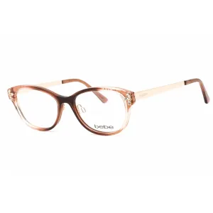 Bebe Women's Eyeglasses - Topaz Gradient Rectangular Shape Frame Clear Lens | BB5168 200