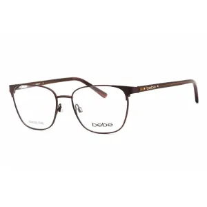 Bebe Women's Eyeglasses - Topaz Rectangular Shape Plastic Frame Clear Lens | BB5200 200