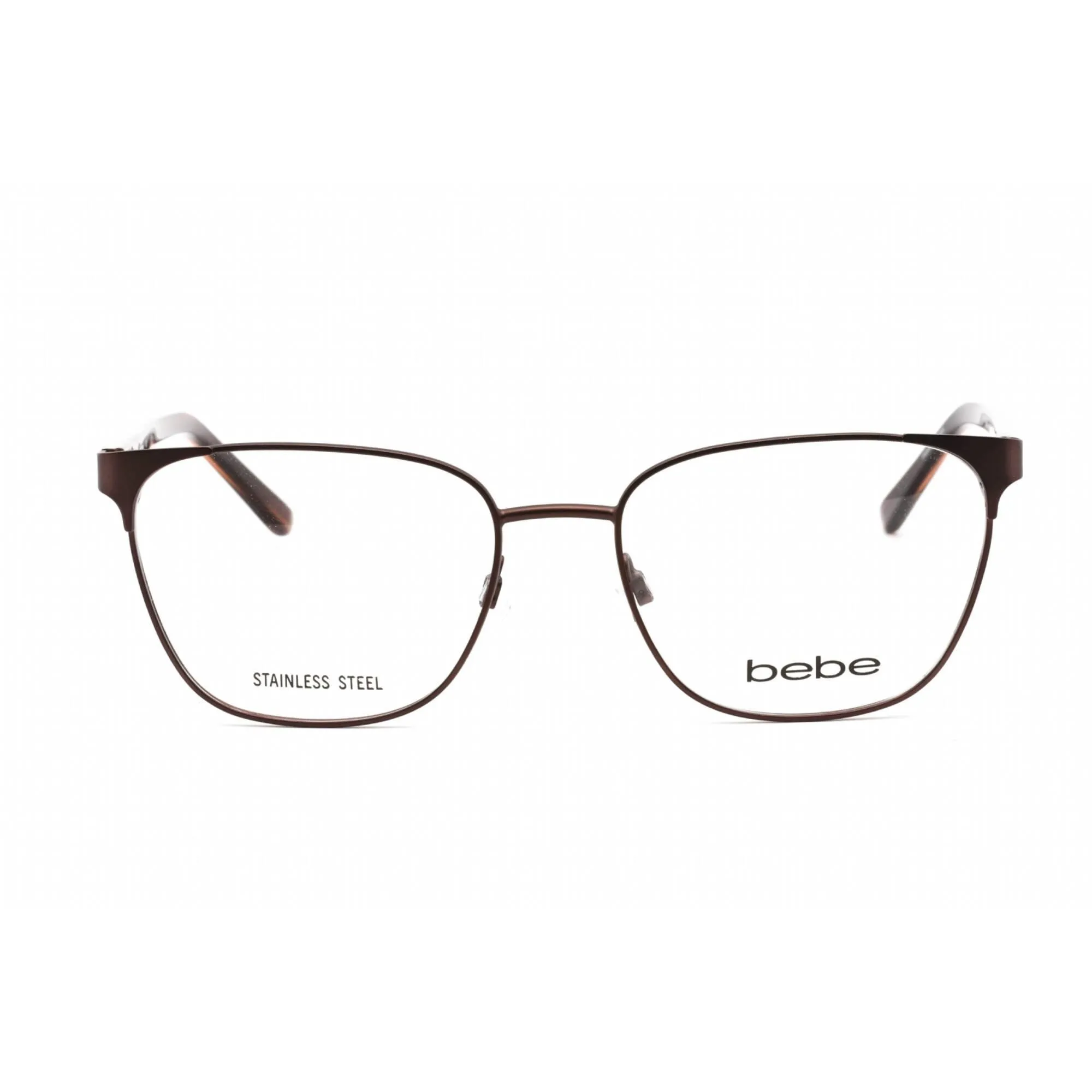 Bebe Women's Eyeglasses - Topaz Rectangular Shape Plastic Frame Clear Lens | BB5200 200