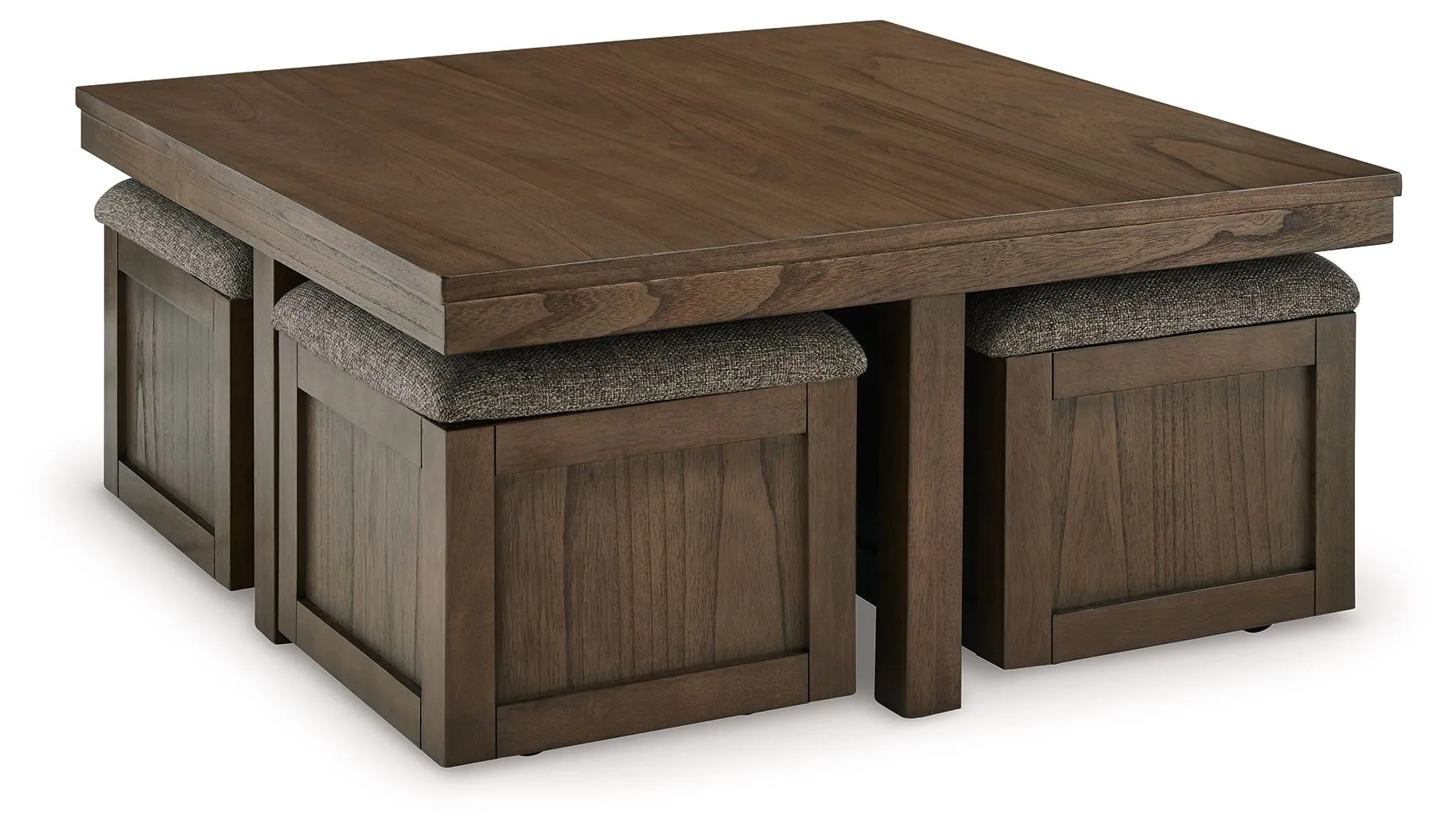 Boardernest Brown Cocktail Table With 4 Stools