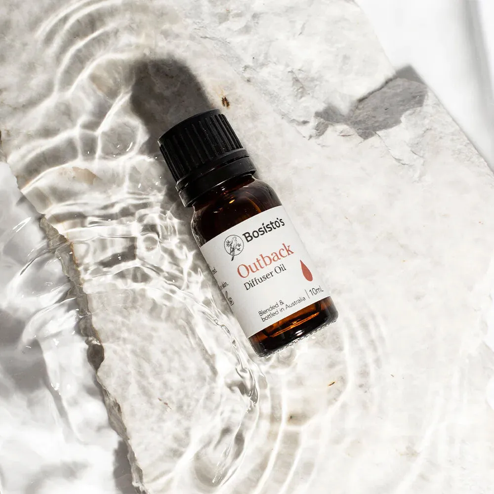 Bosisto's Diffuser Oil Cederwood, Marjoram & Black Pepper Outback 10ml