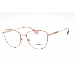 Burberry Women's Eyeglasses - Cat Eye Shape Pink Metal Frame, 55 mm | 0BE1376 1343