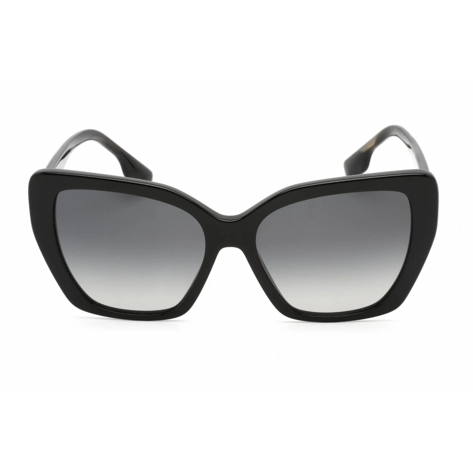 Burberry Women's Sunglasses - Full Rim Black Plastic Cat Eye Frame | 0BE4366F 3980T3