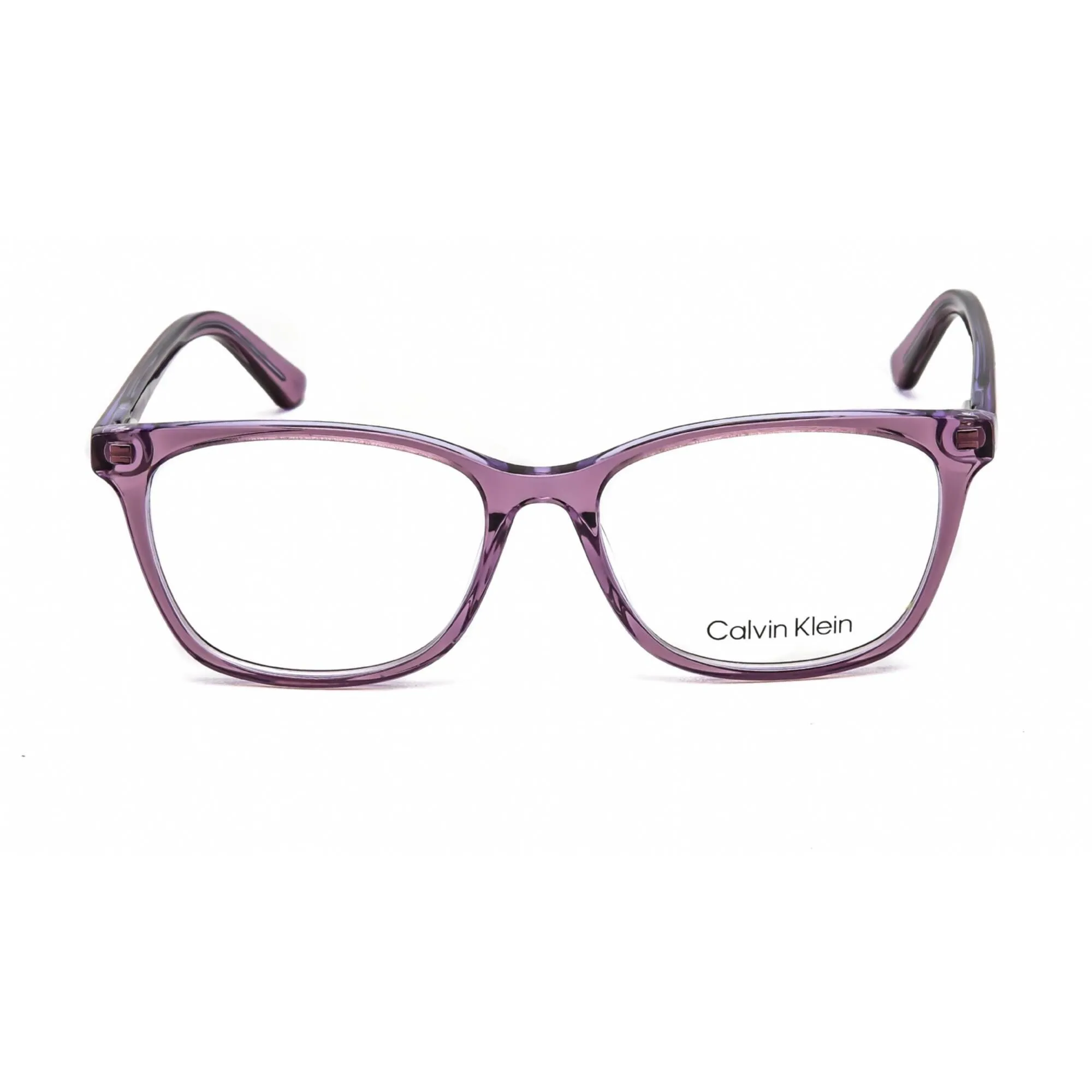Calvin Klein Women's Eyeglasses - Crystal Plum/Lilac Rectangular Frame | CK20509 513