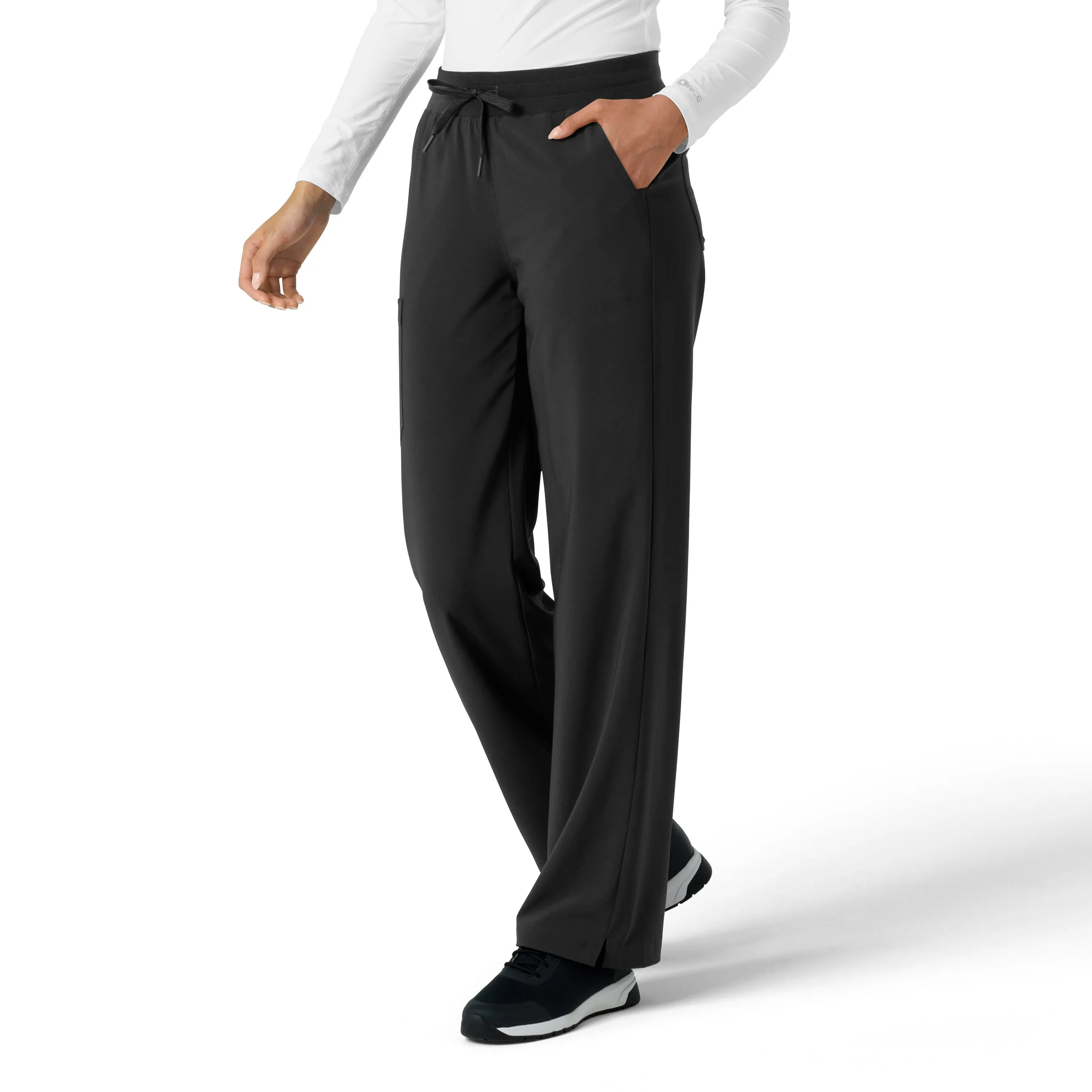 Carhartt Force Cross-Flex Women's Boot Cut Scrub Pant - Black