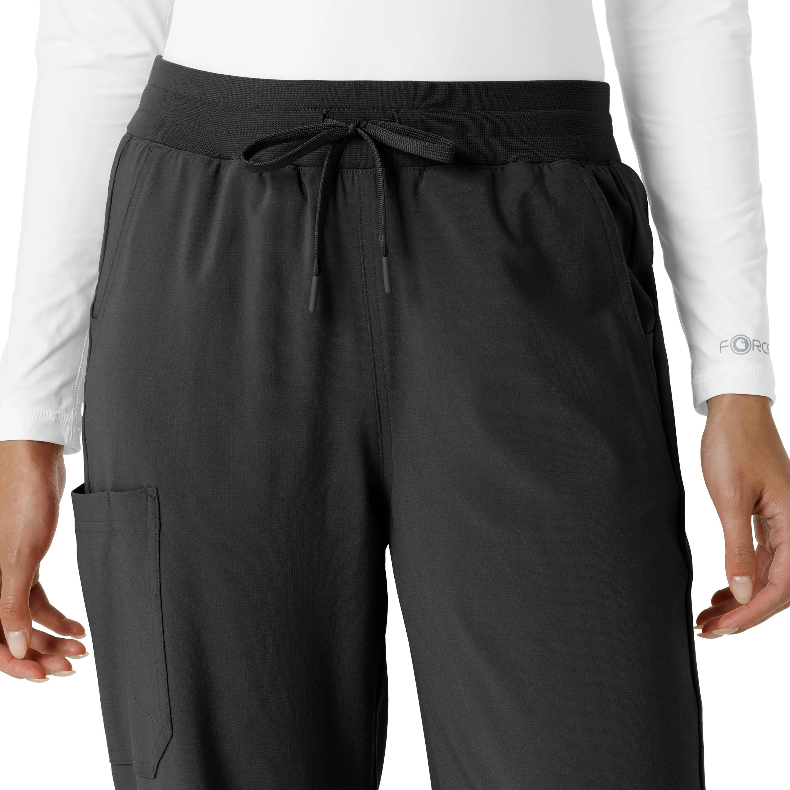 Carhartt Force Cross-Flex Women's Boot Cut Scrub Pant - Black