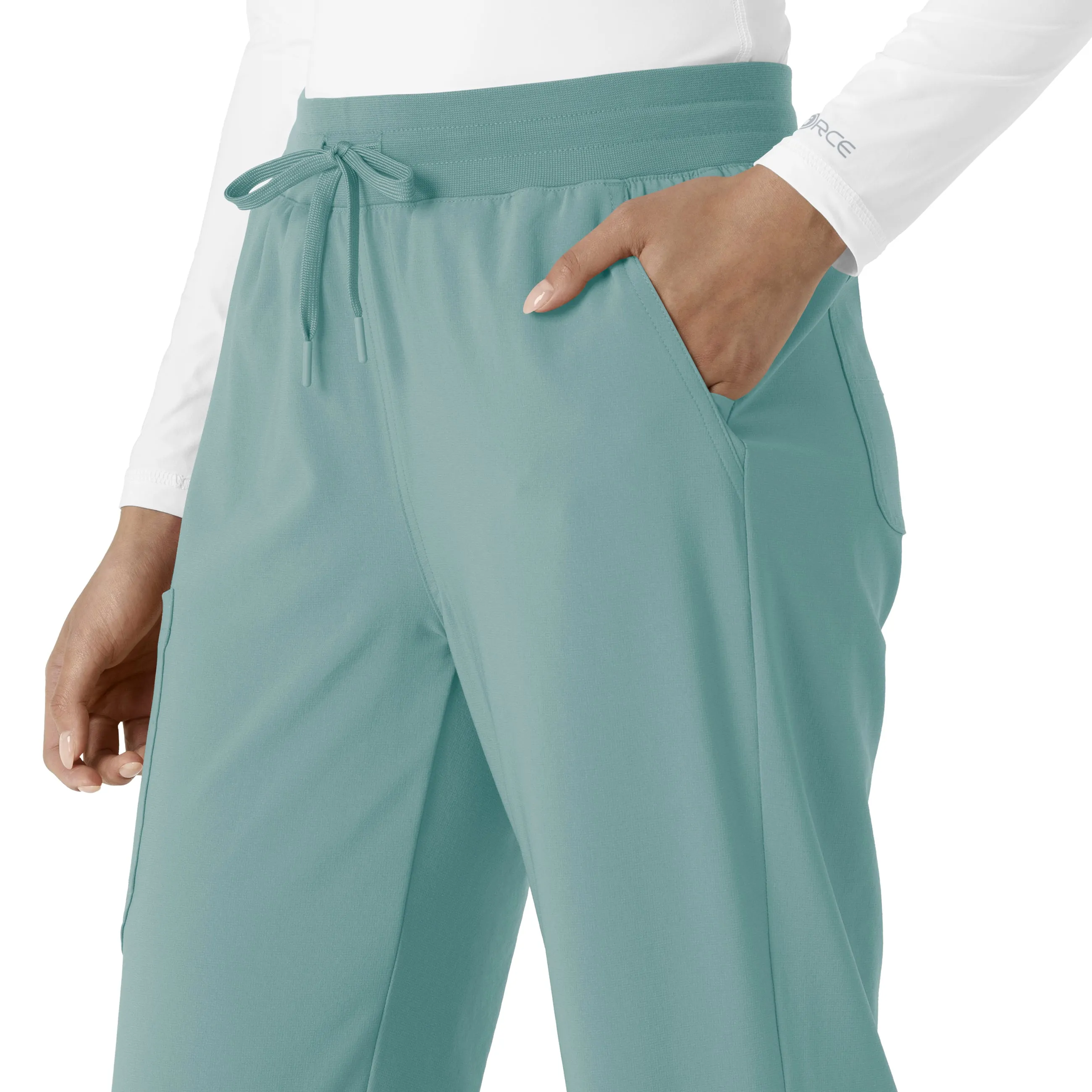 Carhartt Force Cross-Flex Women's Boot Cut Scrub Pant - Summer Blue