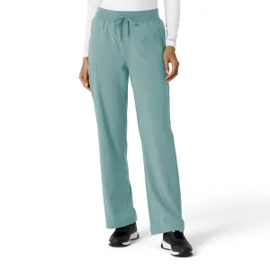 Carhartt Force Cross-Flex Women's Boot Cut Scrub Pant - Summer Blue