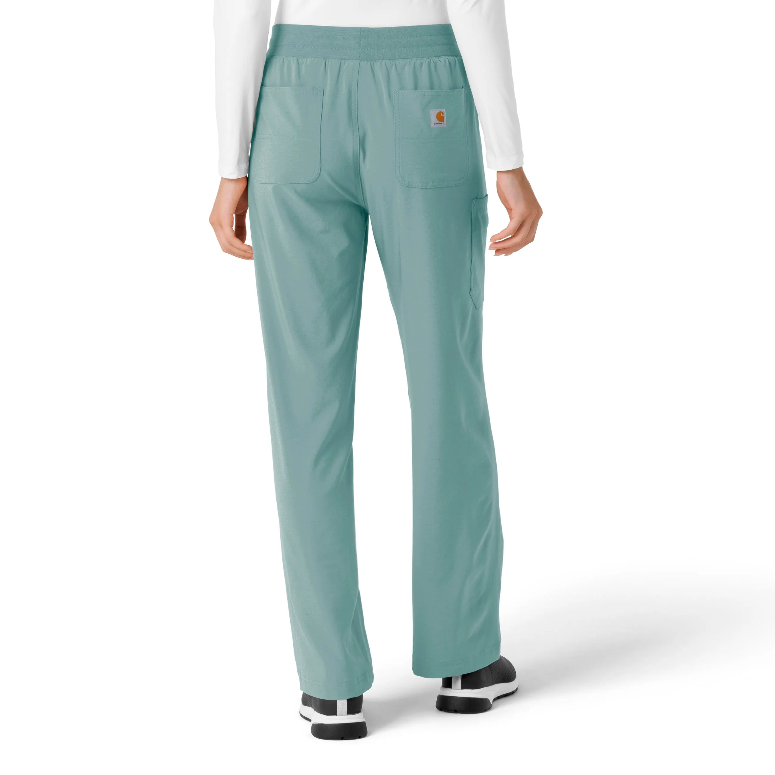 Carhartt Force Cross-Flex Women's Boot Cut Scrub Pant - Summer Blue