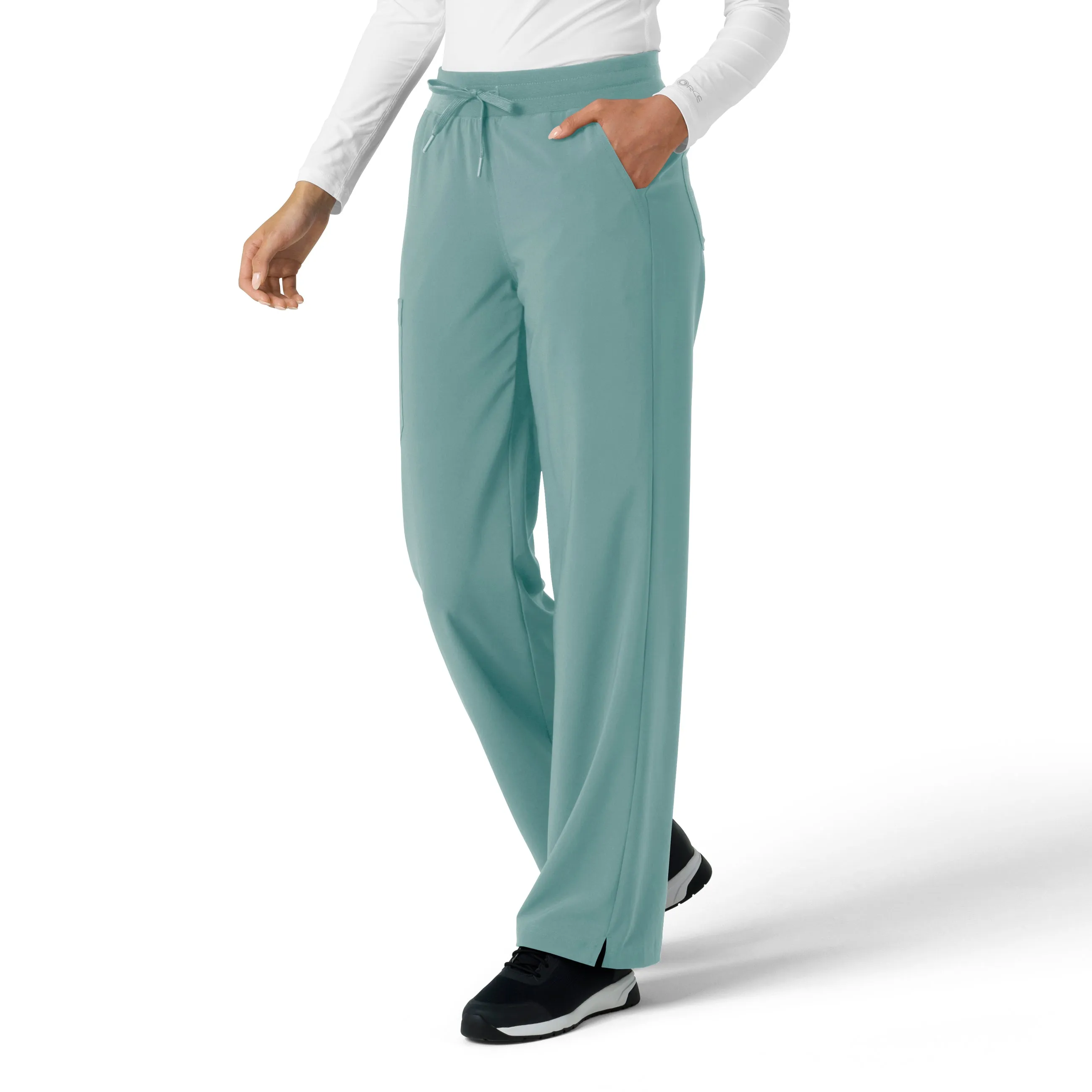 Carhartt Force Cross-Flex Women's Boot Cut Scrub Pant - Summer Blue