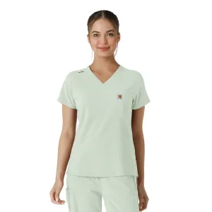 Carhartt Force Cross-Flex Women's Tuck-In Scrub Top - Big Sky