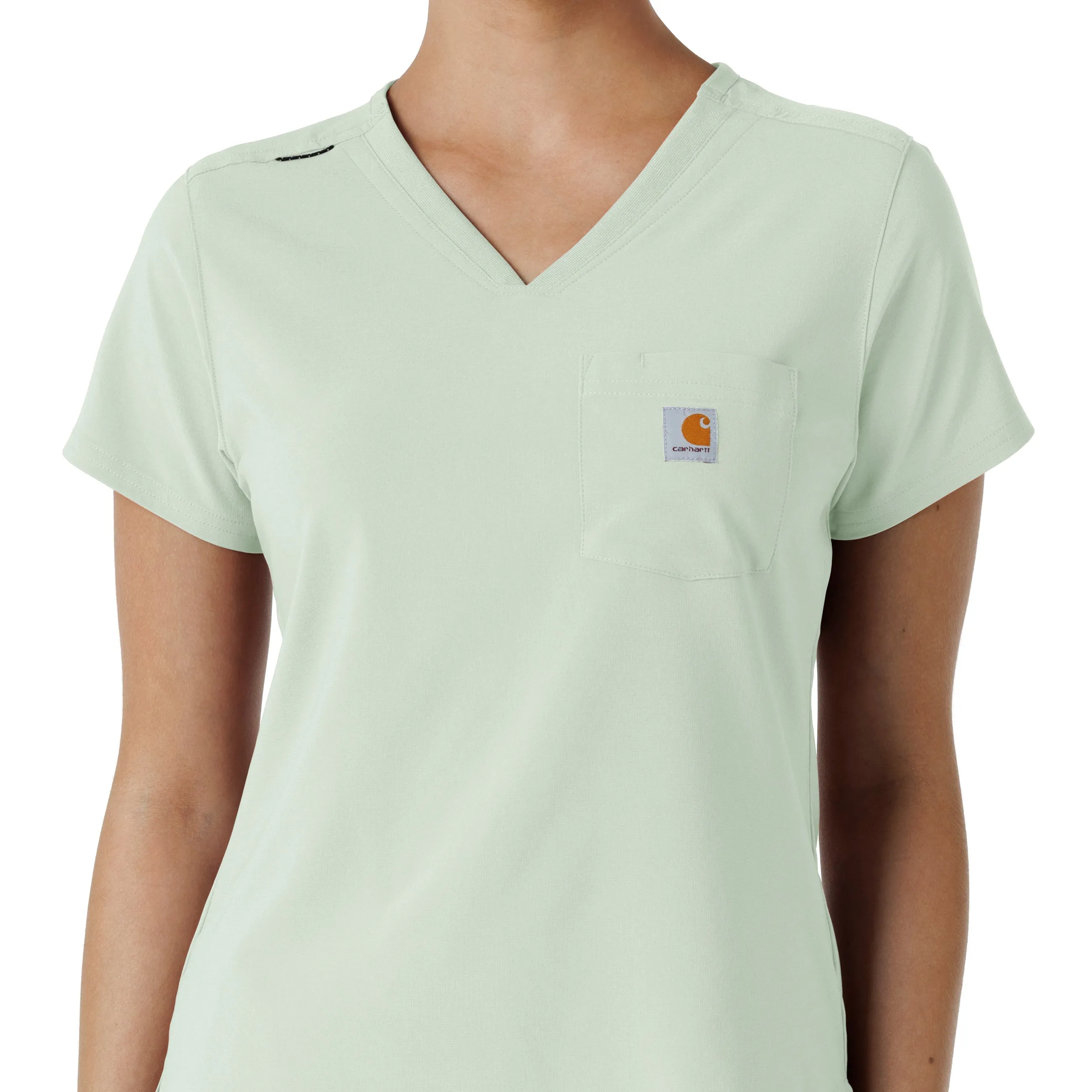 Carhartt Force Cross-Flex Women's Tuck-In Scrub Top - Big Sky