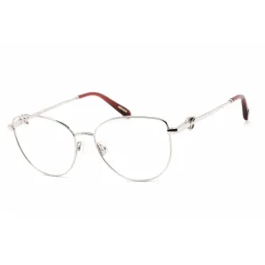 Chopard Women's Eyeglasses - Shiny Palladium Silver Metal Cat Eye Frame | VCHF51S 0579