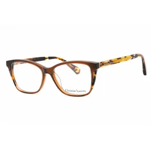 Christian Lacroix Women's Eyeglasses - Caramel Plastic Cat Eye Frame | CL1085 114
