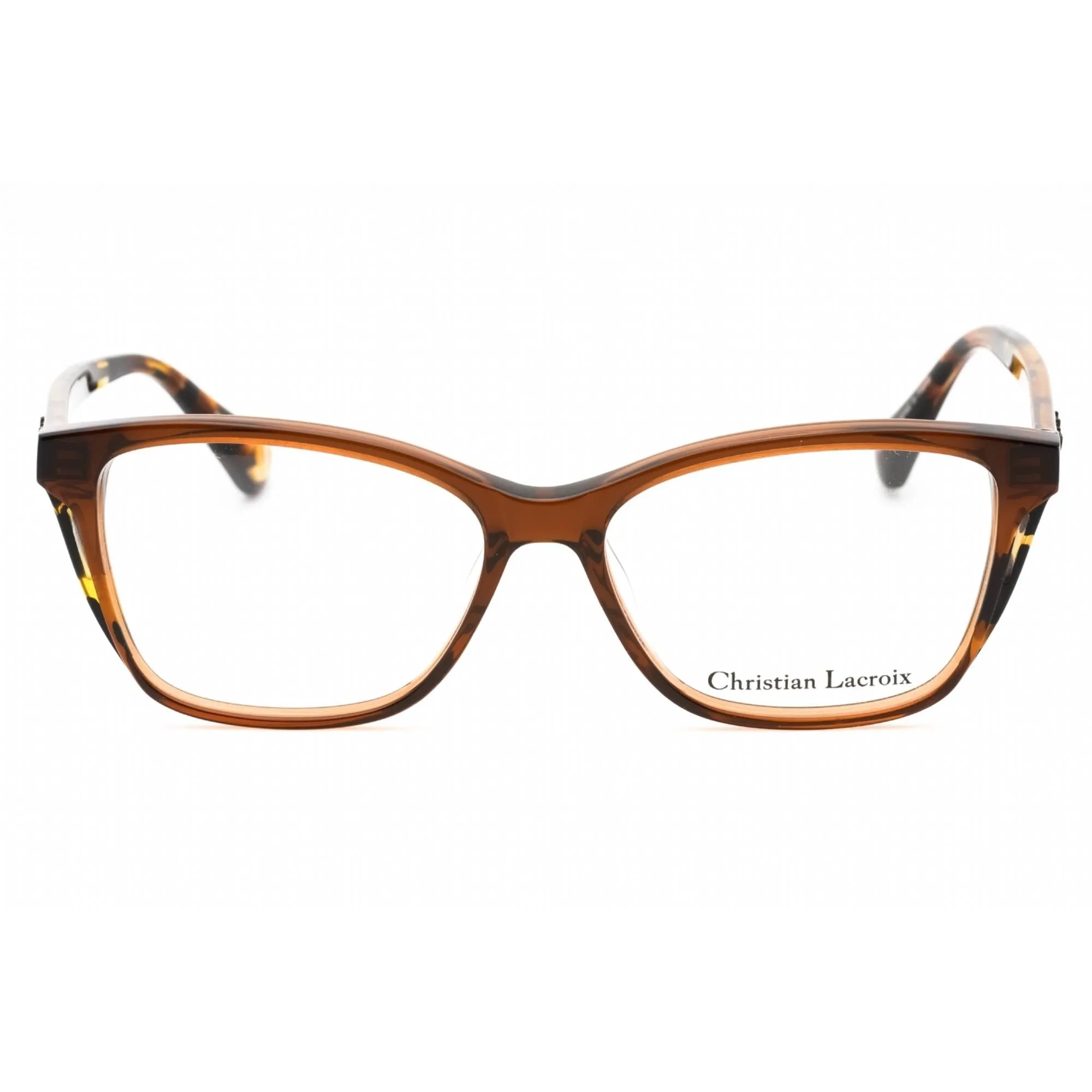 Christian Lacroix Women's Eyeglasses - Caramel Plastic Cat Eye Frame | CL1085 114