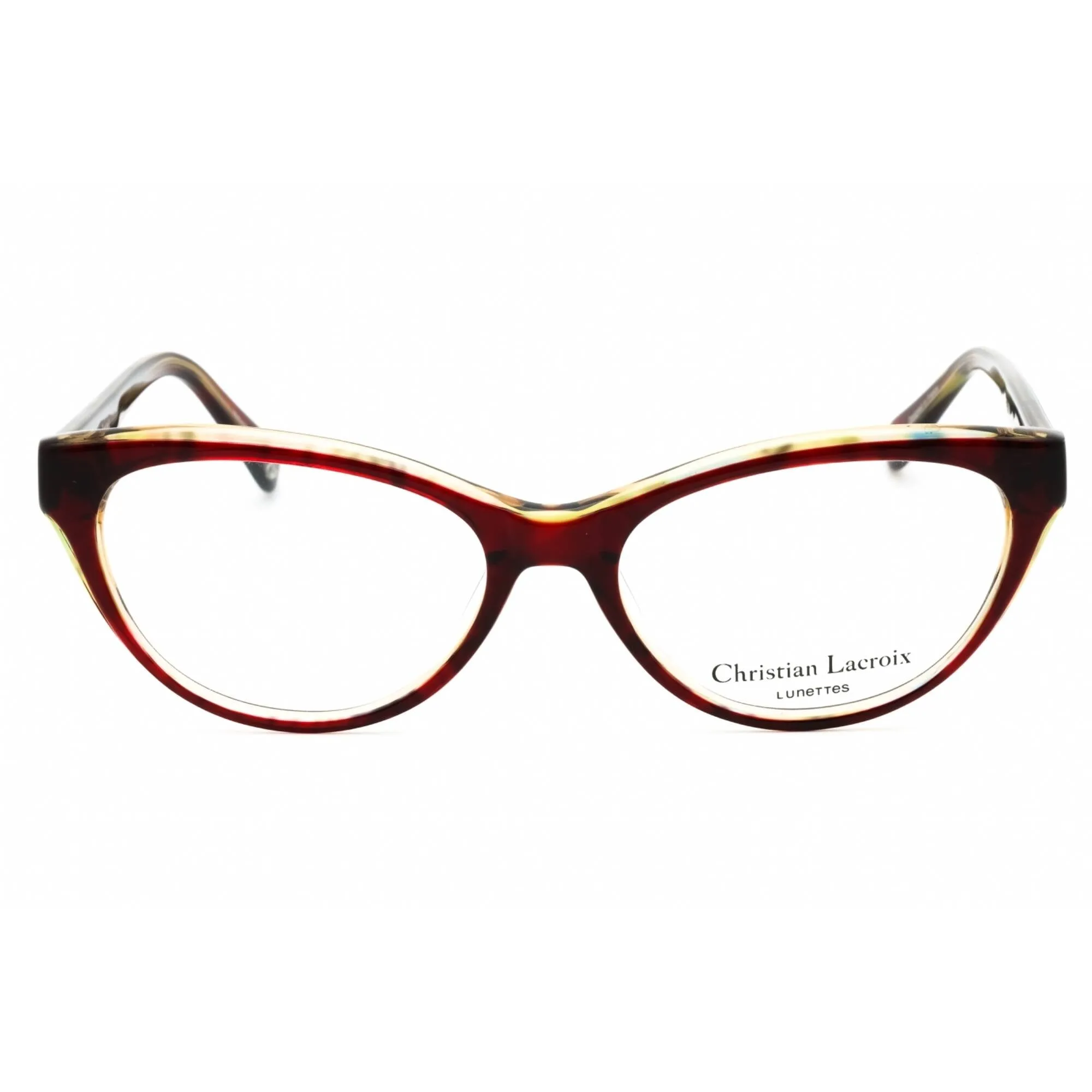 Christian Lacroix Women's Eyeglasses - Cherry/Exo'chic Cat Eye Frame | CL1050 275
