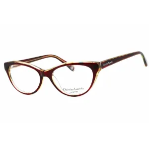 Christian Lacroix Women's Eyeglasses - Cherry/Exo'chic Cat Eye Frame | CL1050 275