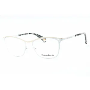Christian Lacroix Women's Eyeglasses - White/Berlingot Cat Eye Full Rim | CL3062 838