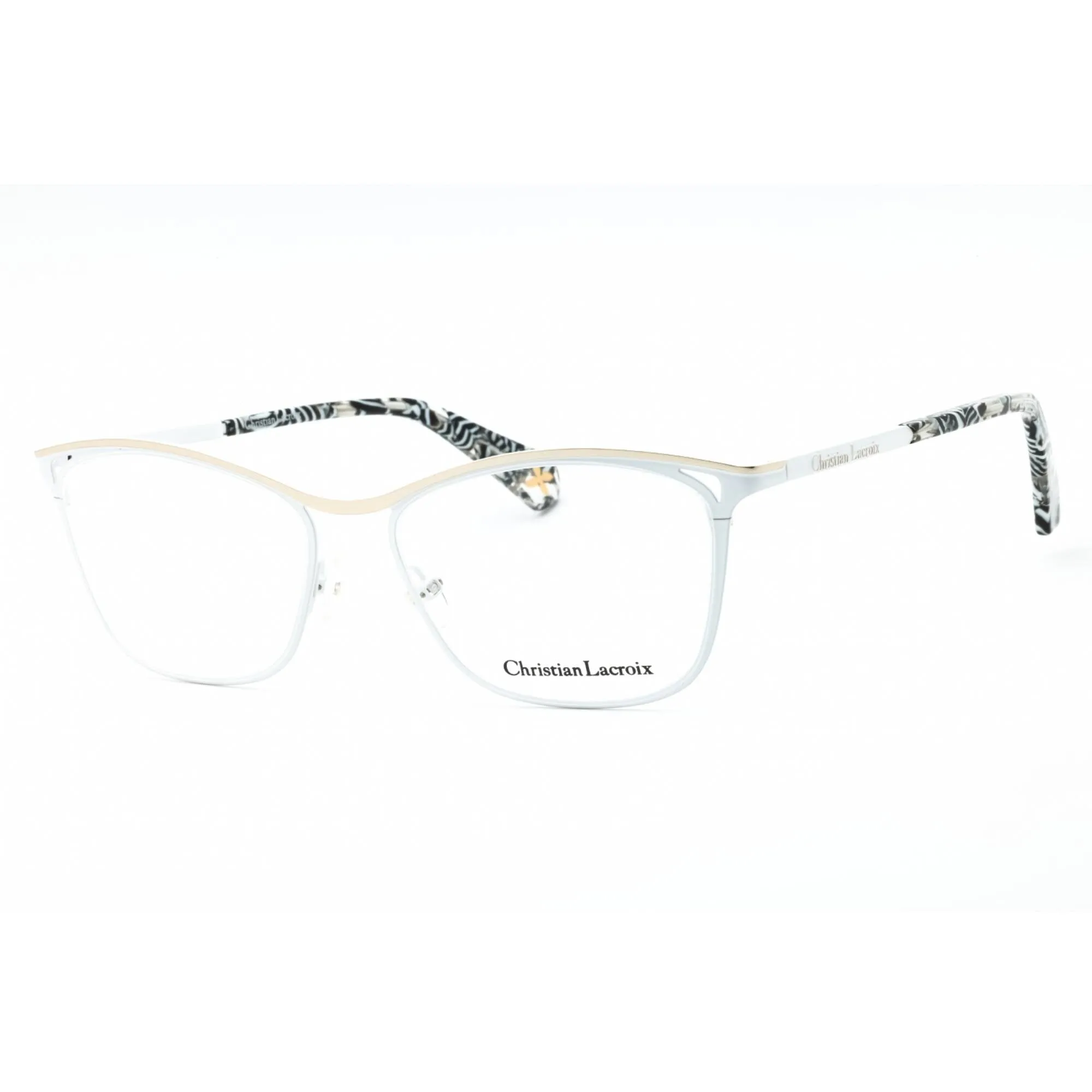 Christian Lacroix Women's Eyeglasses - White/Berlingot Cat Eye Full Rim | CL3062 838