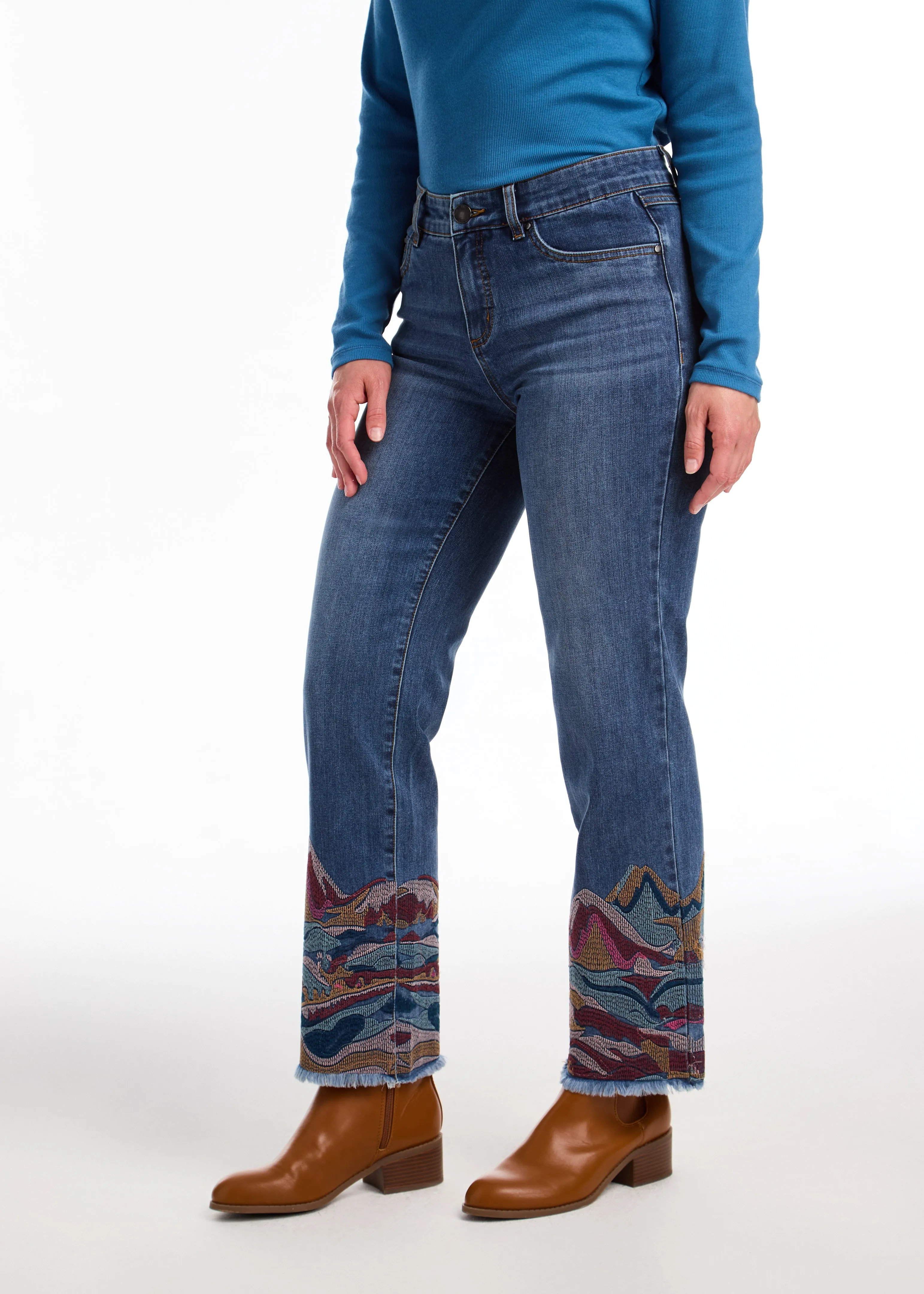 Christina Straight Ankle Denim
