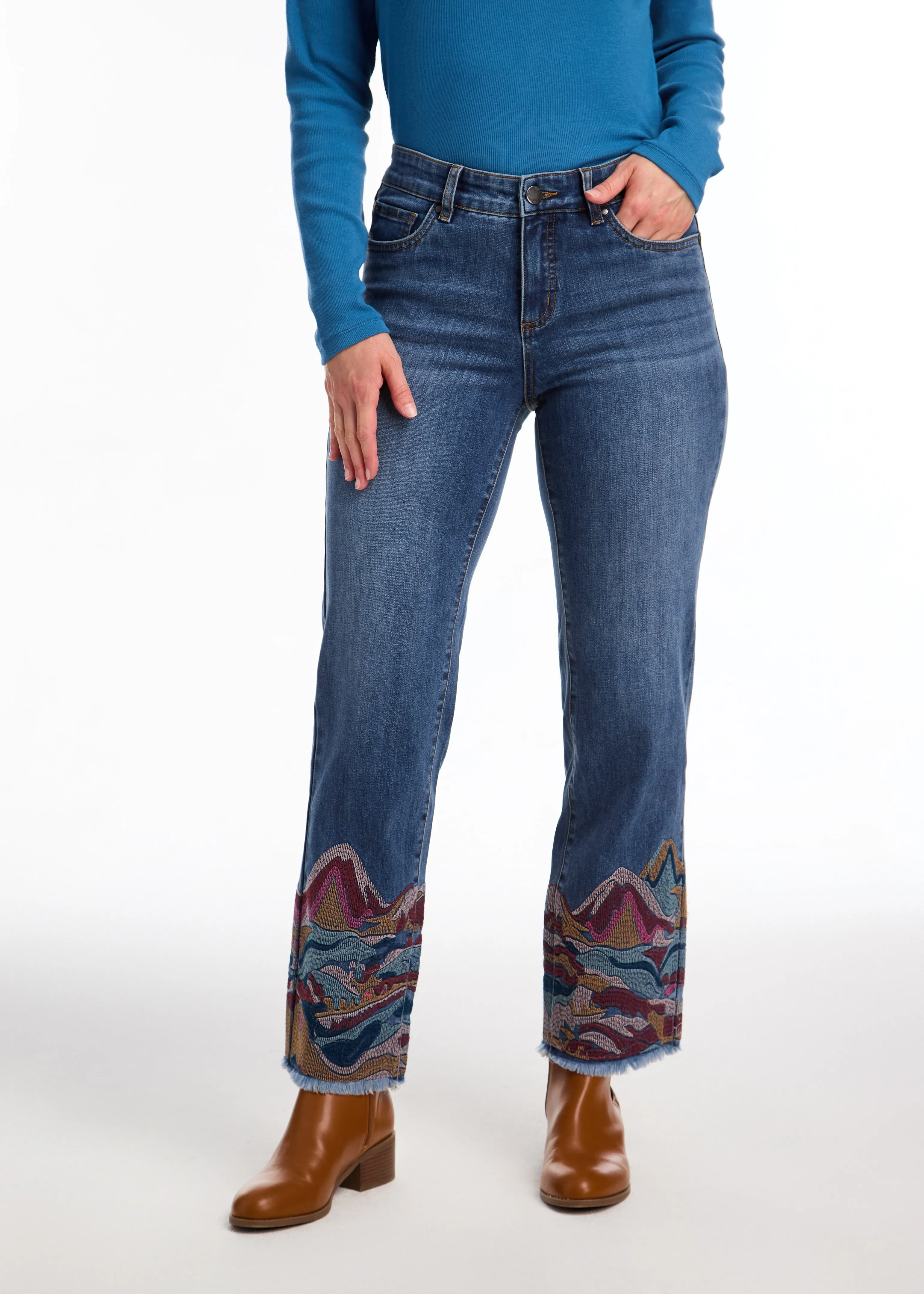 Christina Straight Ankle Denim