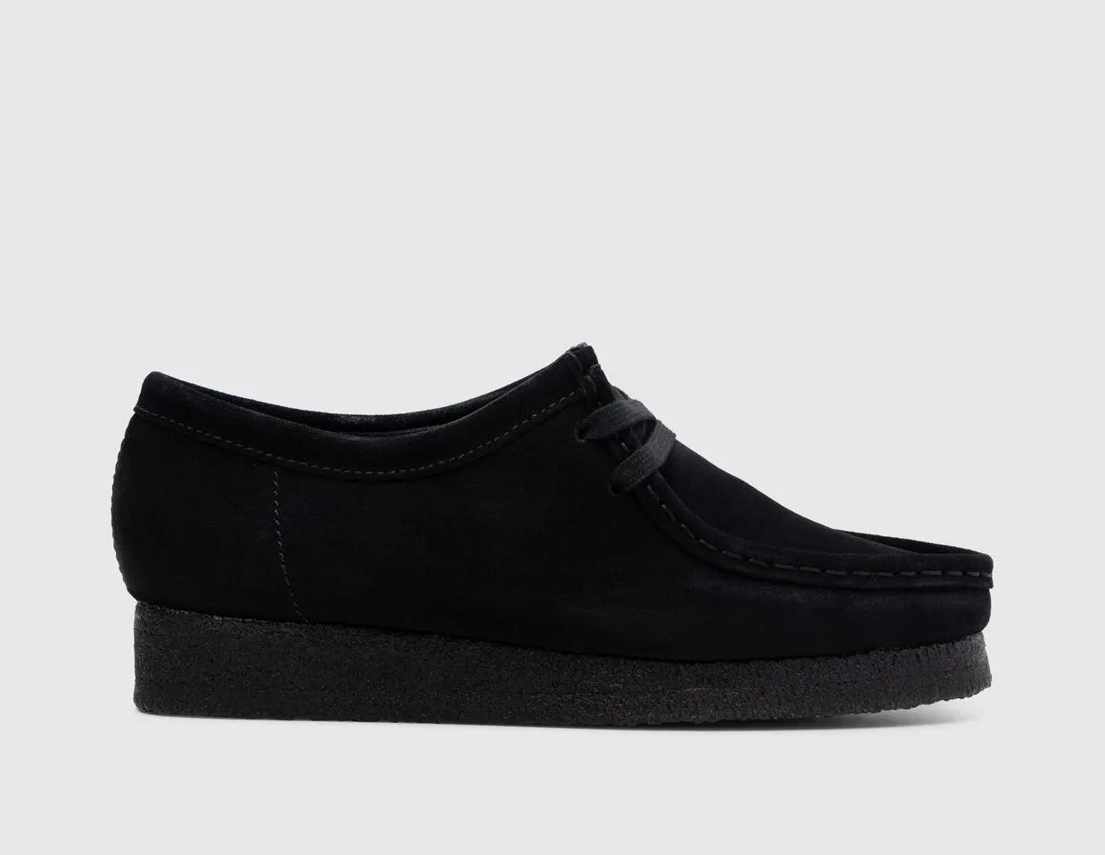 Clarks Womens Wallabee / Black Suede