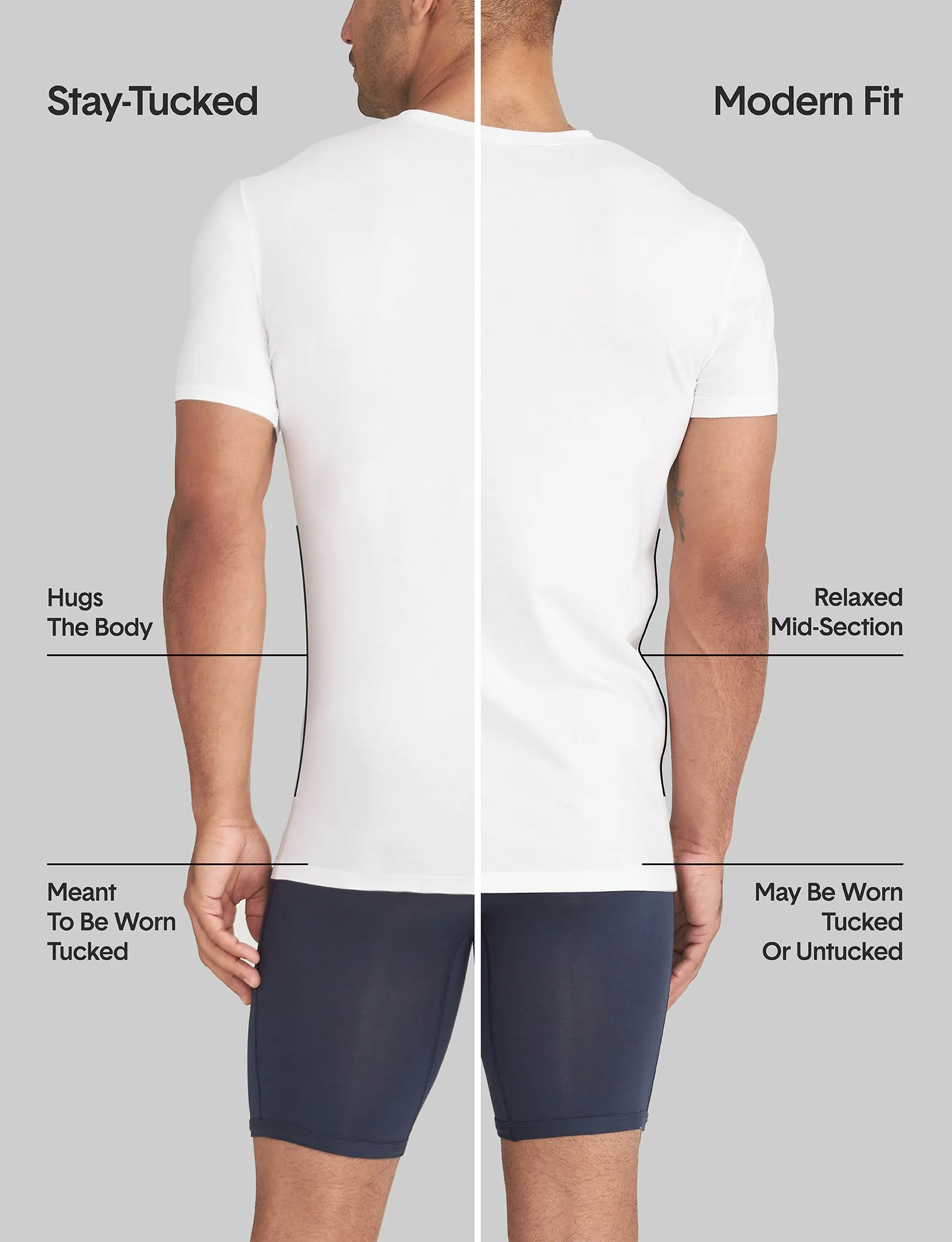 Cool Cotton Crew Neck Modern Fit Undershirt (6-Pack)