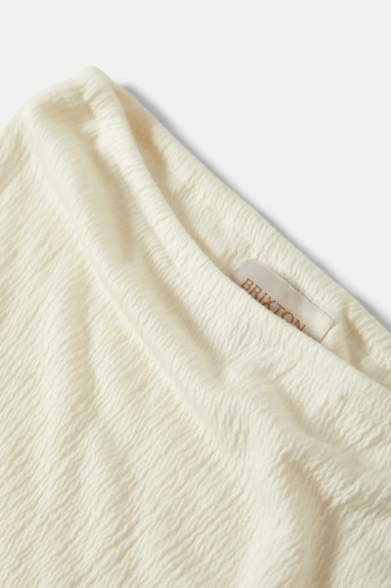 Crinkle Tube Top - Off White