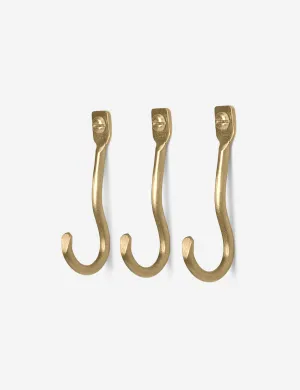 Curvature Wall Hook (Set of 3) by Ferm Living